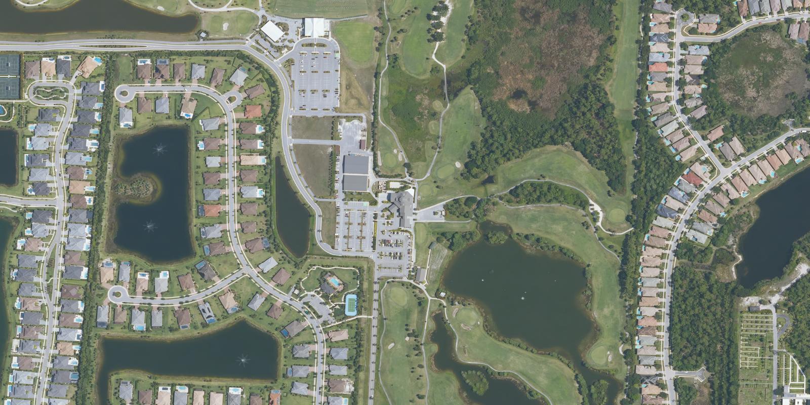 Satellite view of Sandhill Crane Golf Course