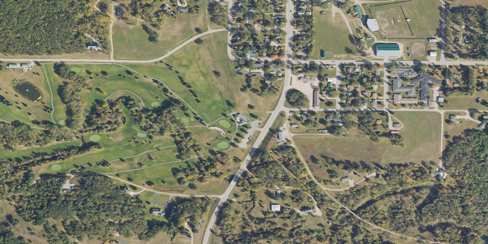 Satellite view of Sandhill River Golf Course