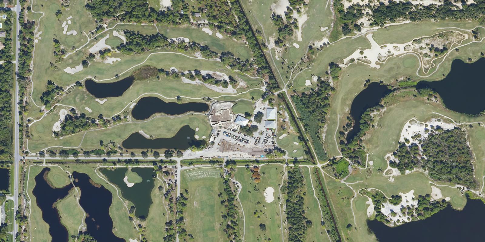 Satellite view of Sandridge Golf Club - Lakes Course
