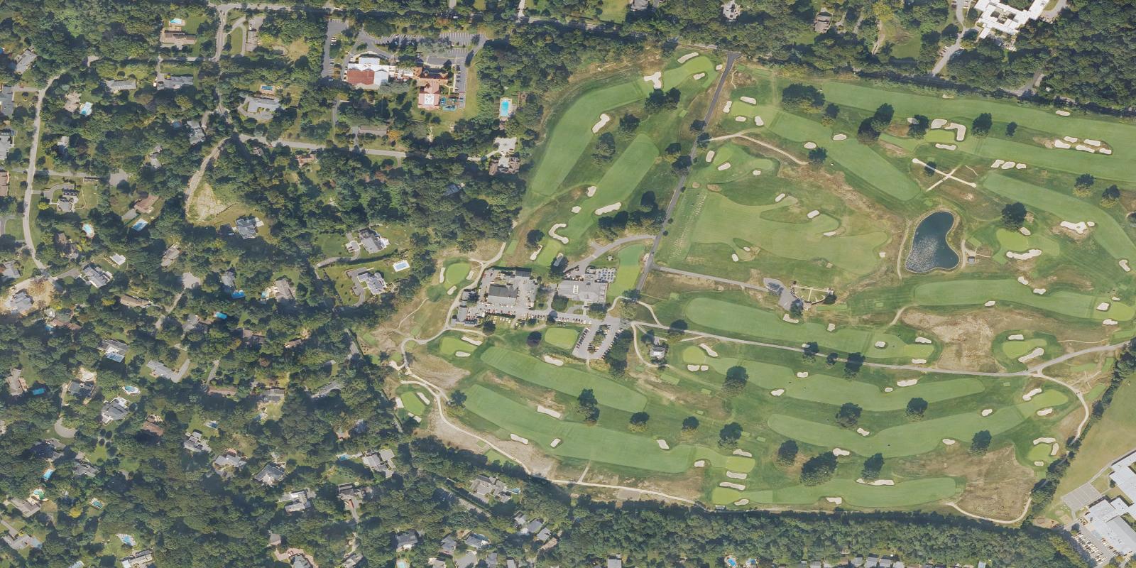 Satellite view of Sands Point Golf Club