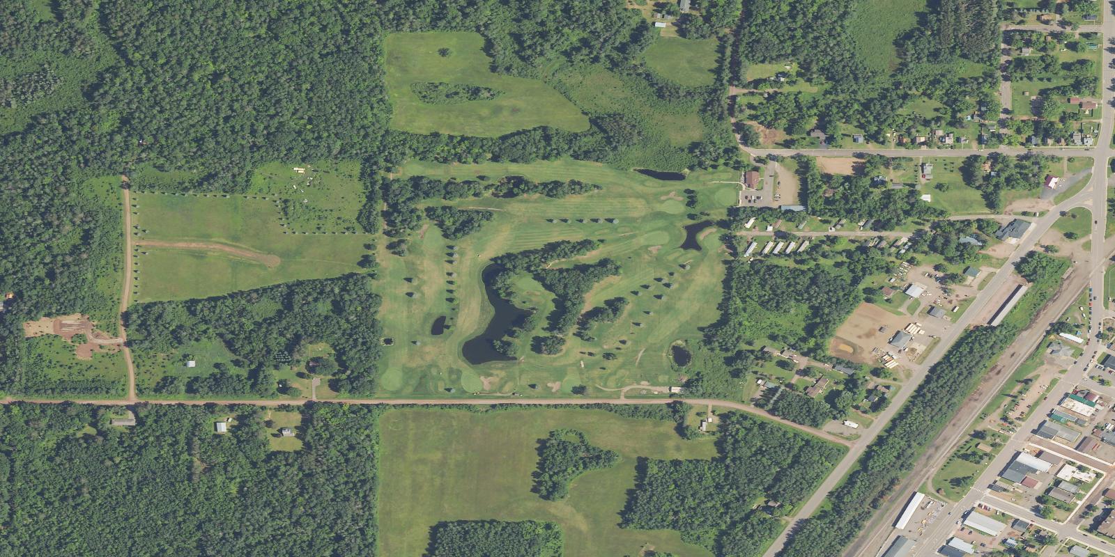 Satellite view of Sandstone Area Golf Course