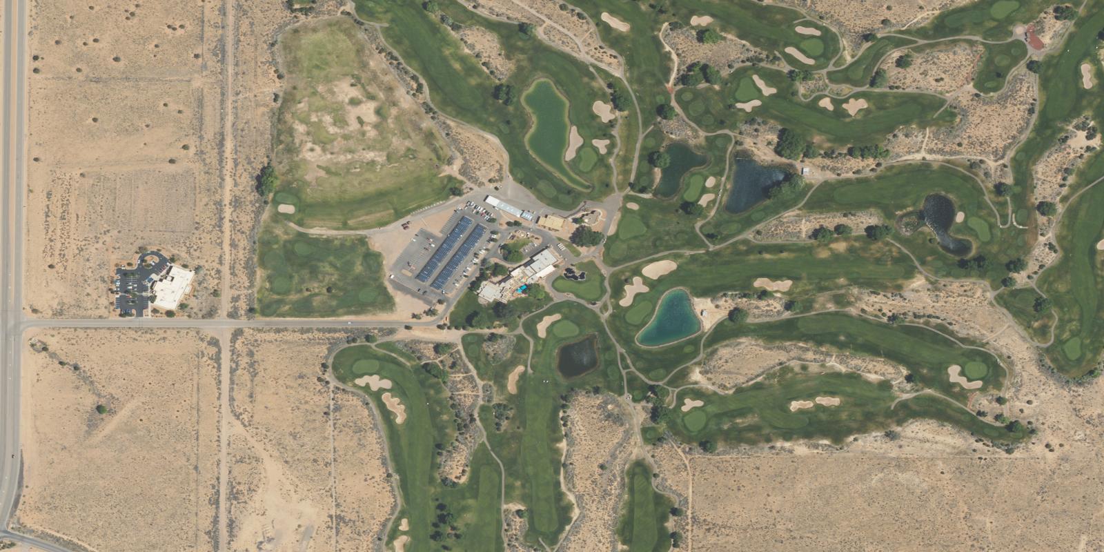 Satellite view of Santa Ana Golf Club