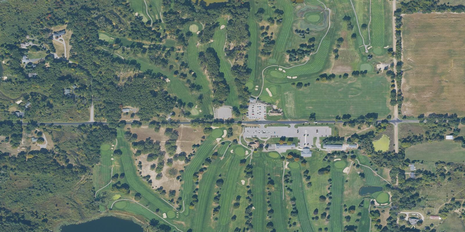 Satellite view of Saskatoon Golf Club