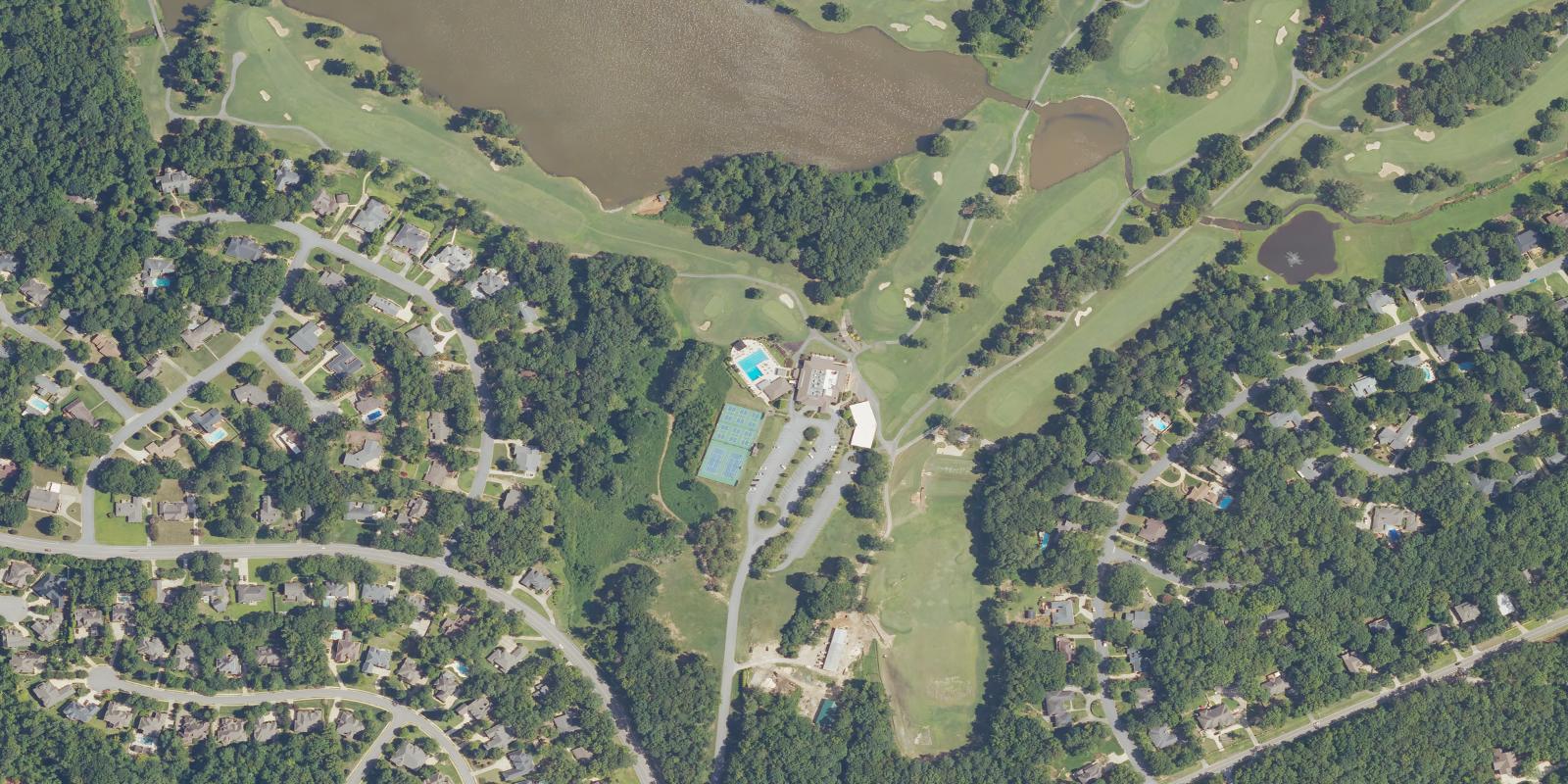 Satellite view of Saugahatchee Country Club