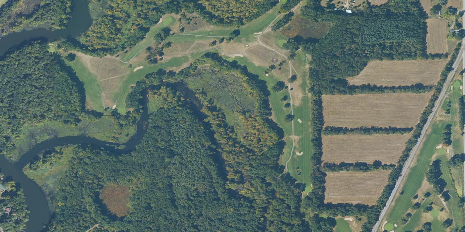 Satellite view of Sauganash