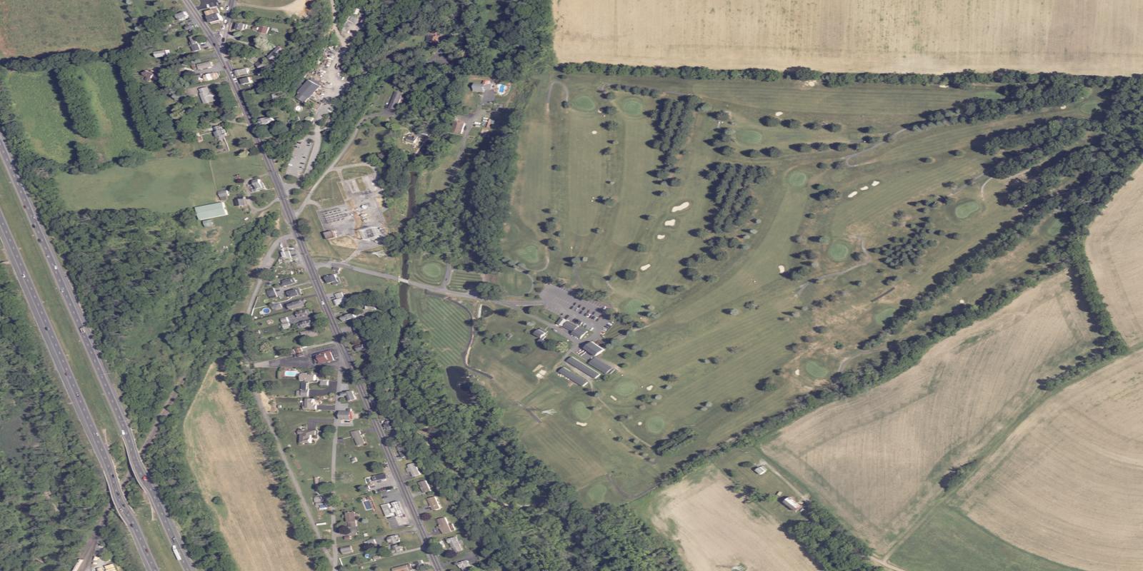Satellite view of Sawmill Golf Course