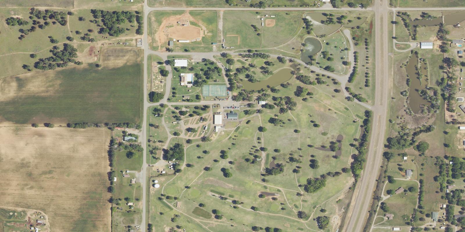 Satellite view of Sayre National Golf Course