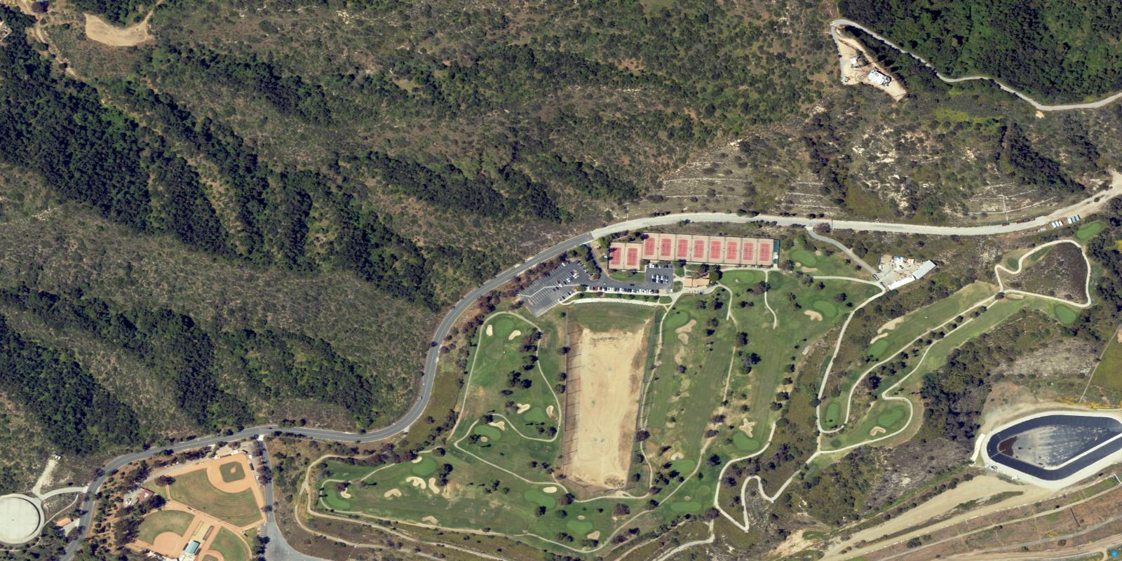 Satellite view of Scholl Canyon Golf Tennis Club
