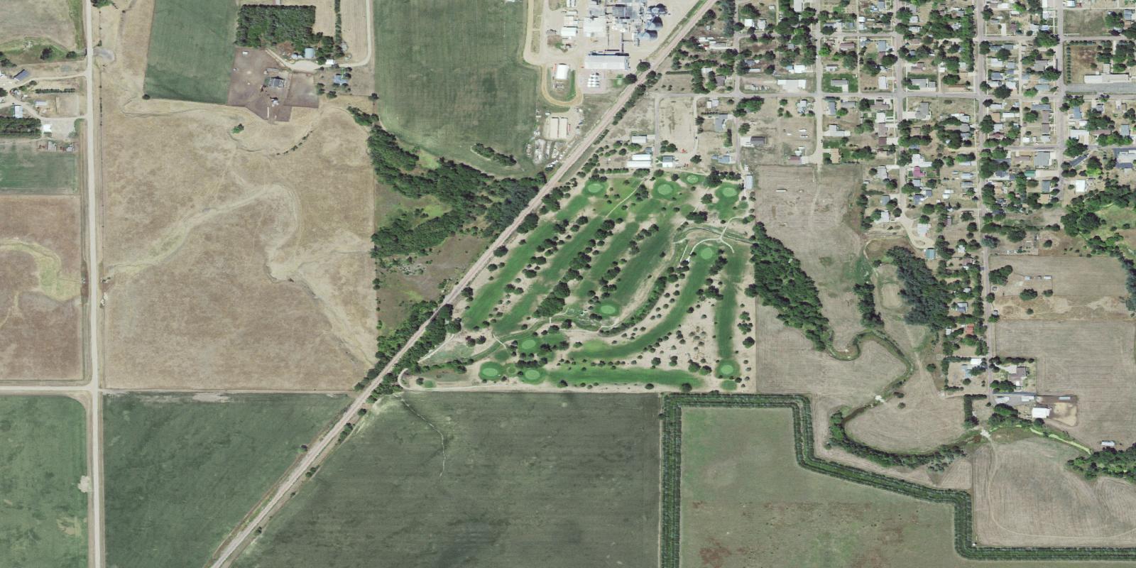 Satellite view of Scotland Dawson Creek Golf Course