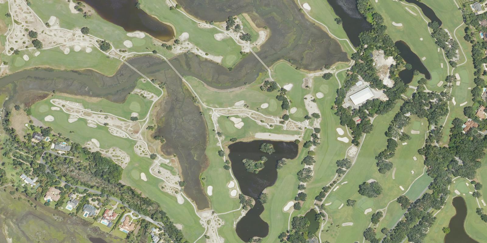 Satellite view of Sea Island Golf Club - Seaside Course