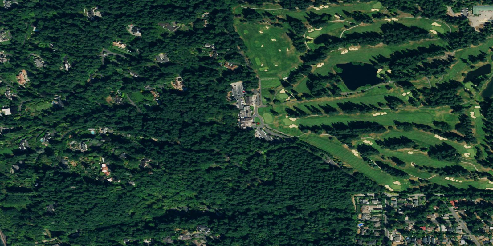 Satellite view of Seattle Golf Club