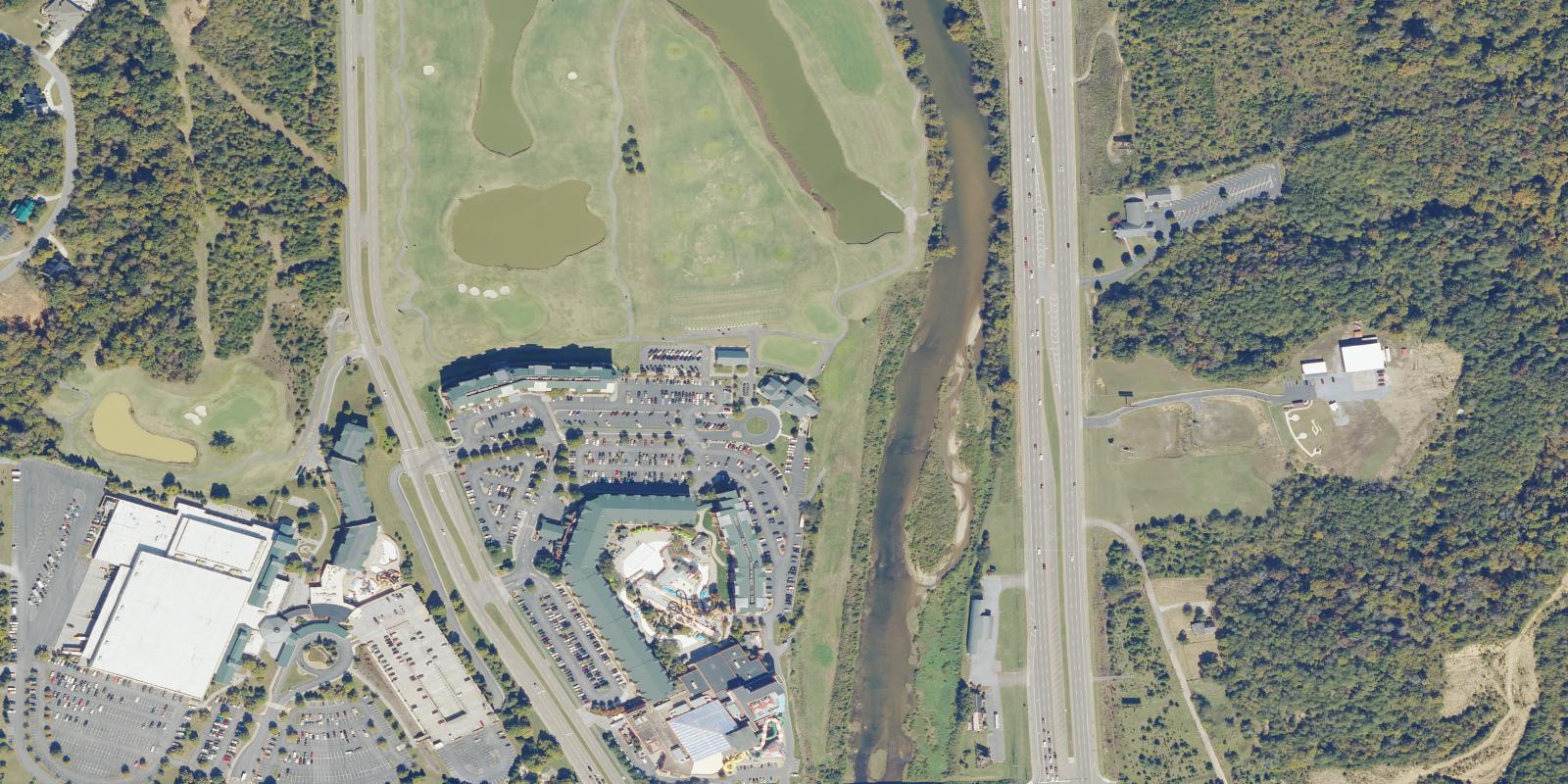 Satellite view of Sevierville Golf Club/Highlands