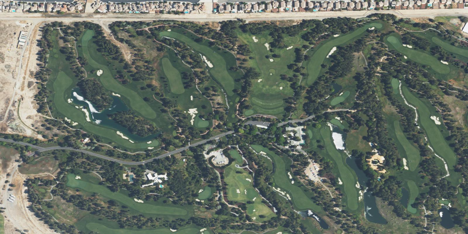Satellite view of Shadow Creek