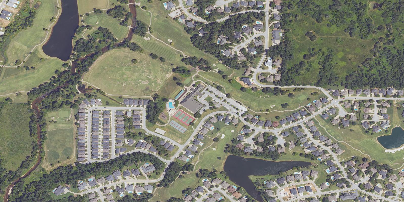 Satellite view of Shadow Valley Country Club