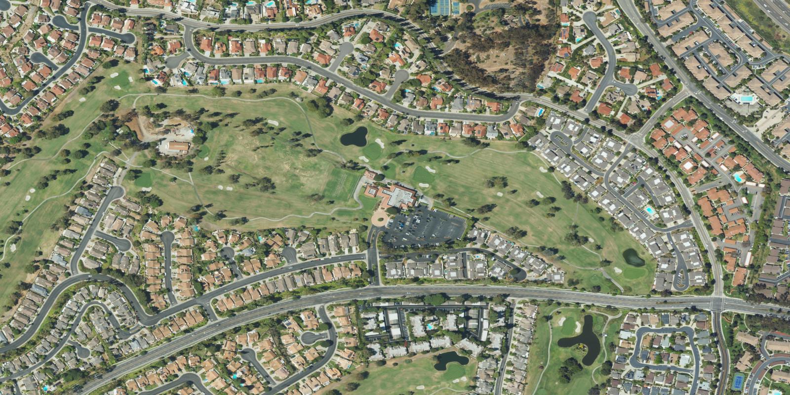Satellite view of Shadowridge Country Club