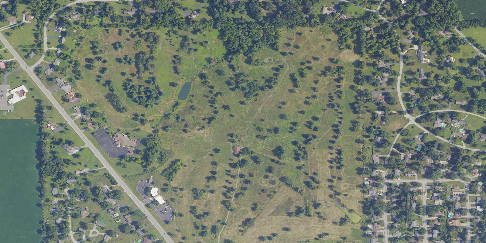 Satellite view of Shady Hills Golf Course