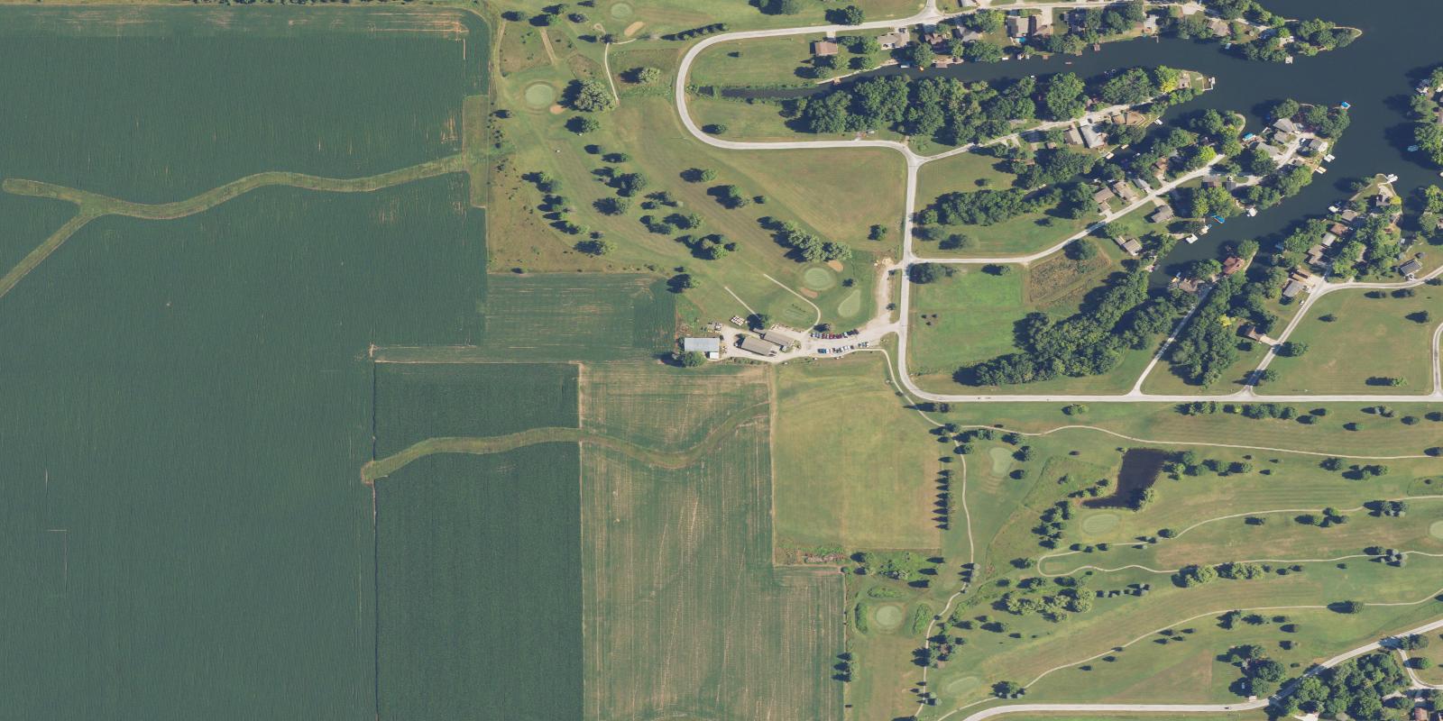 Satellite view of Shambolee Golf Course