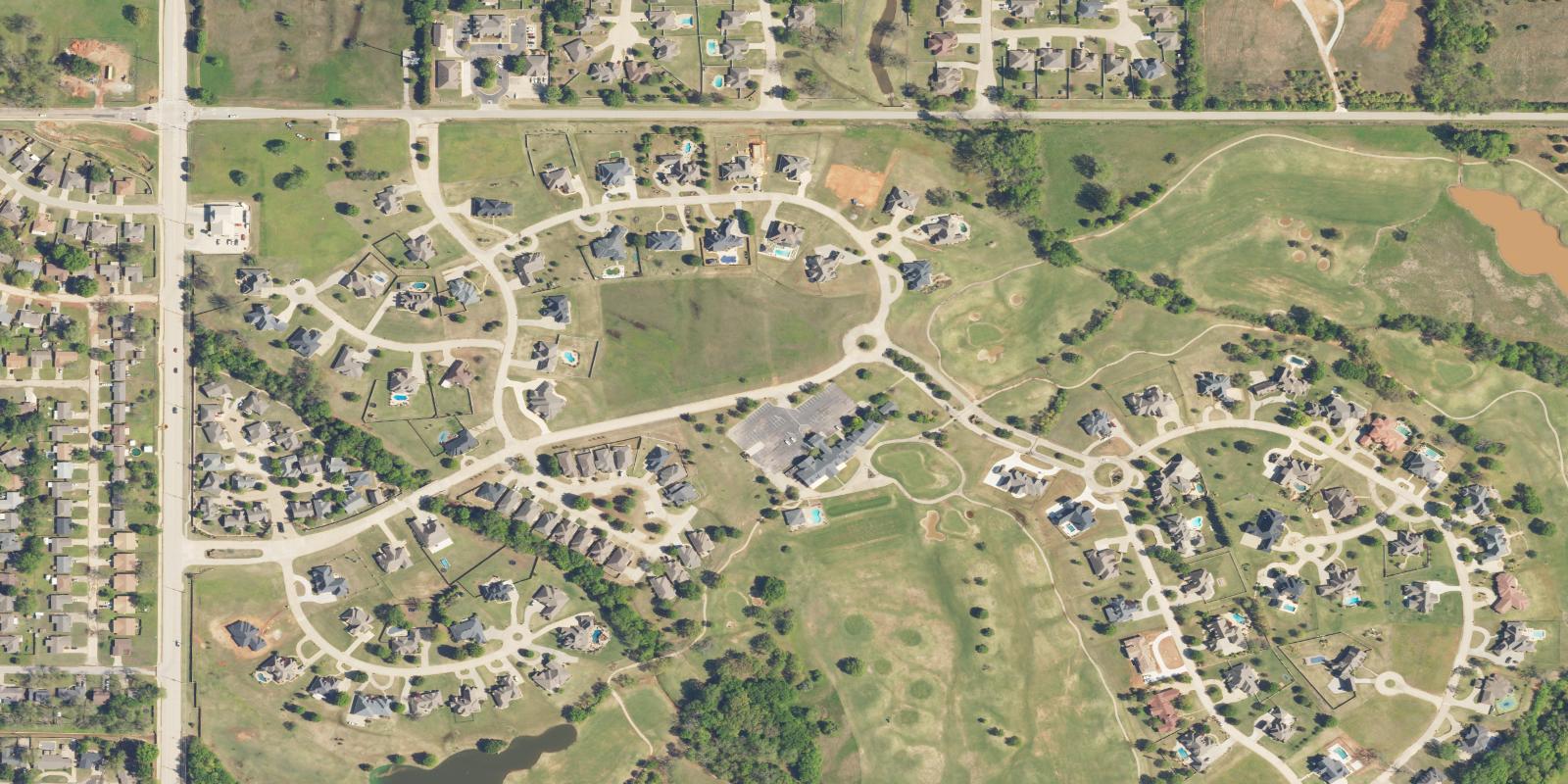 Satellite view of Shawnee Country Club