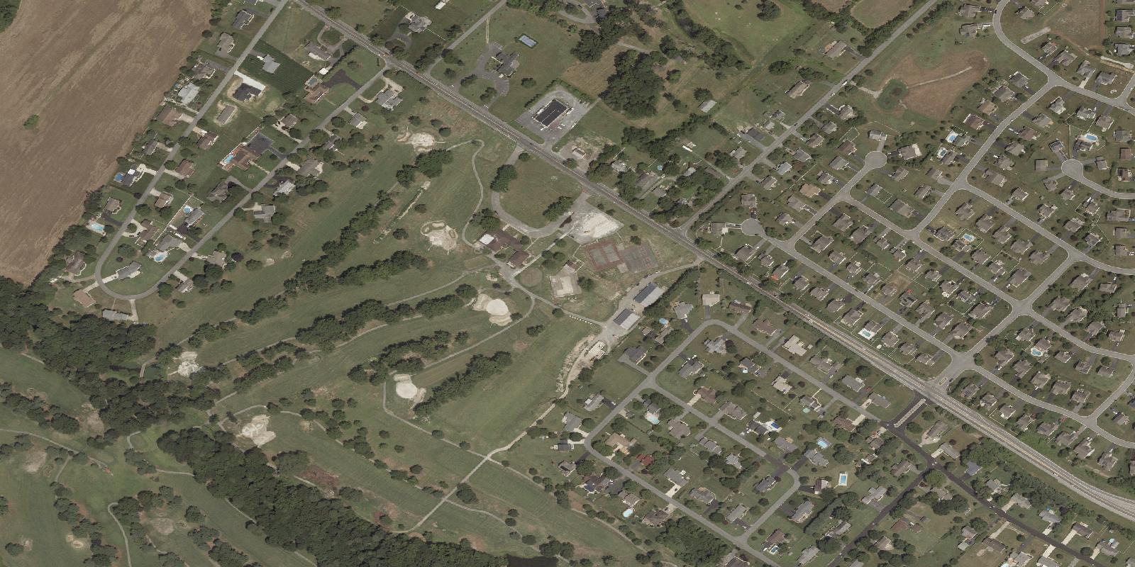 Satellite view of Shawnee Country Club