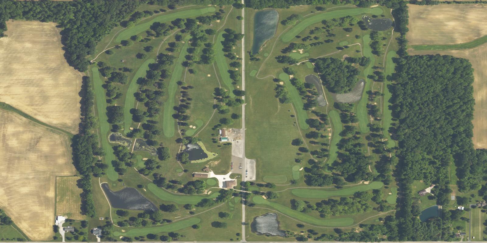 Satellite view of Shelby Country Club