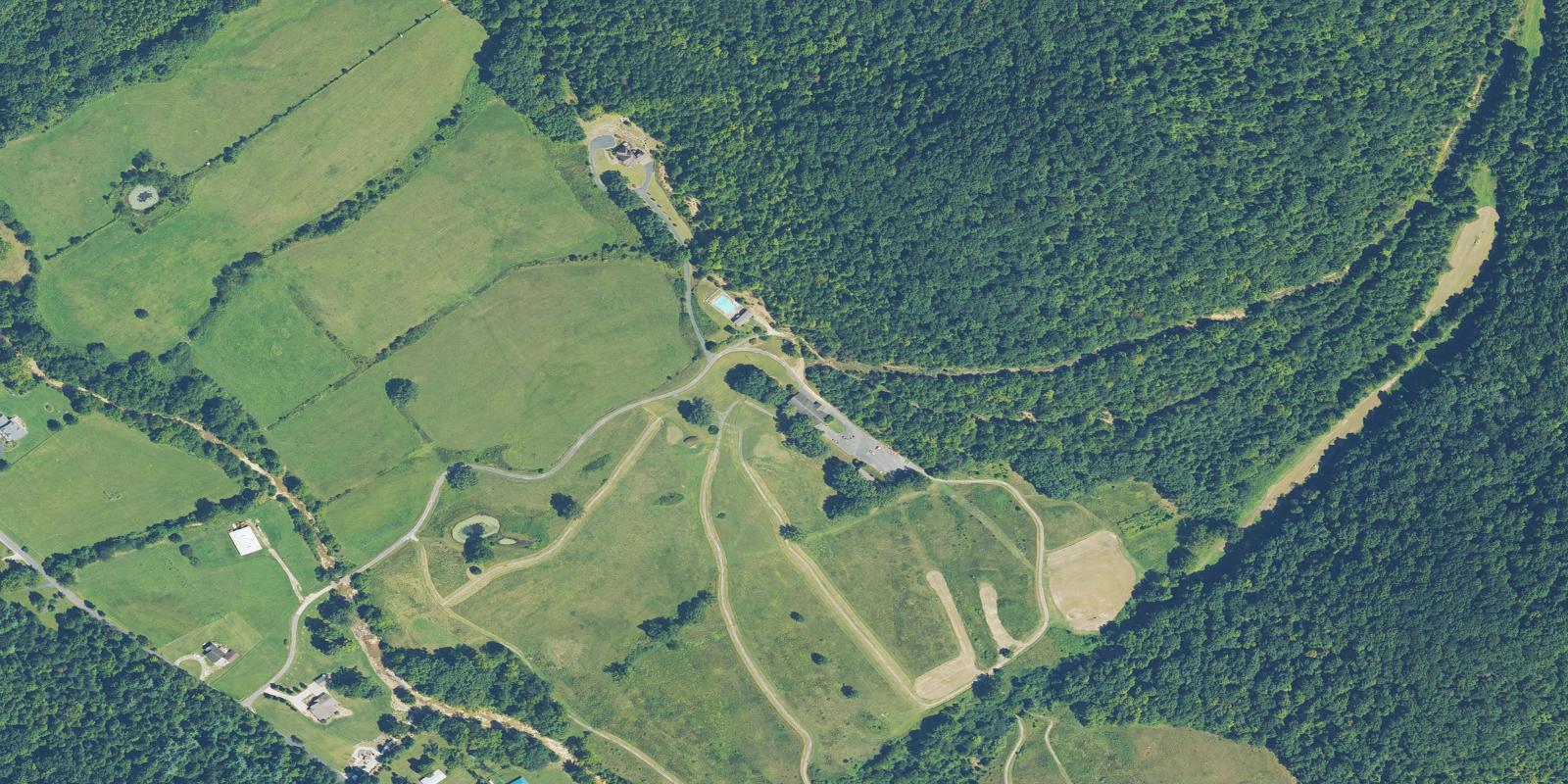 Satellite view of Sheltowee Trail Country Club & Golf Course