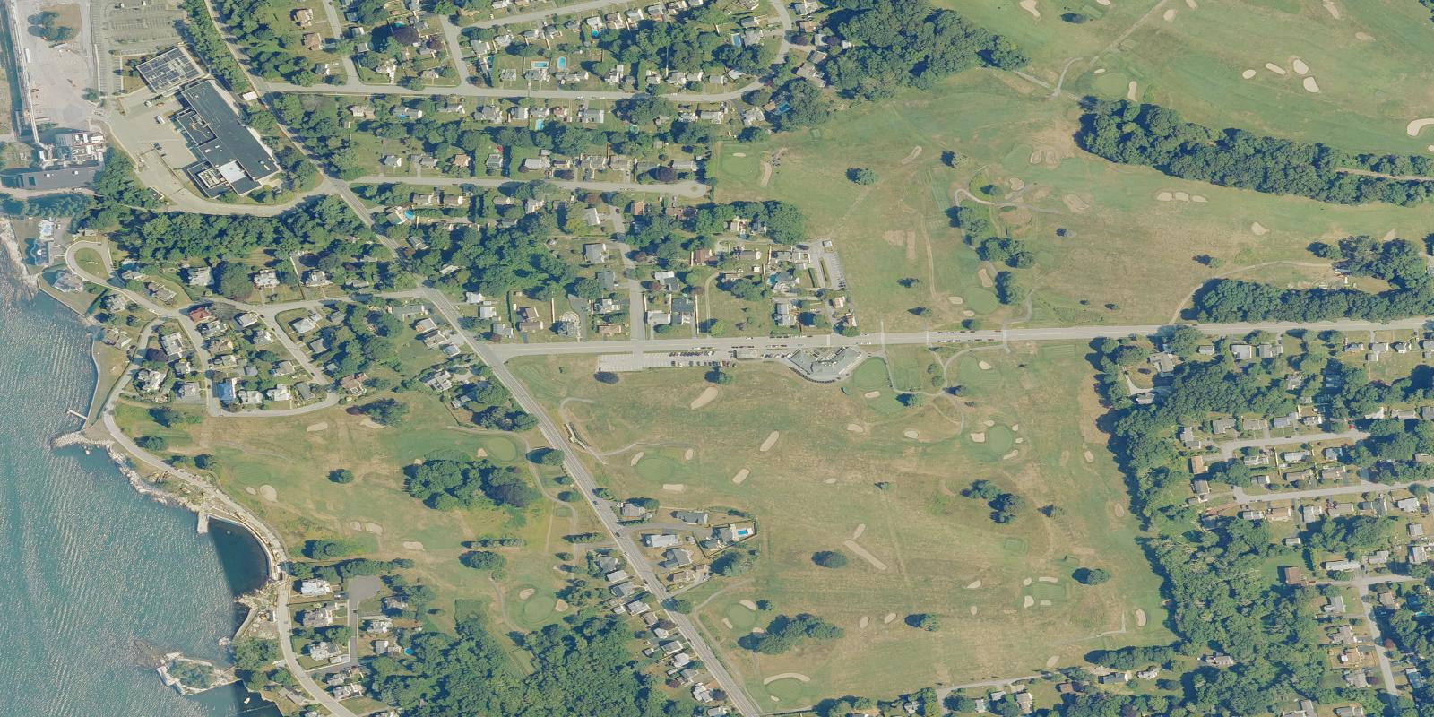 Satellite view of Shennecossett Golf Club