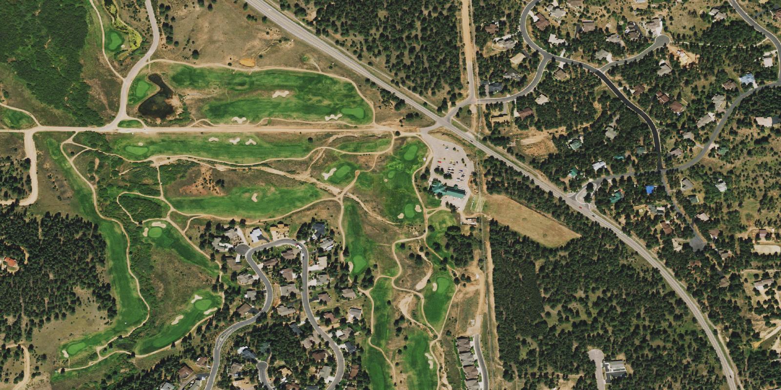 Satellite view of Shining Mountain