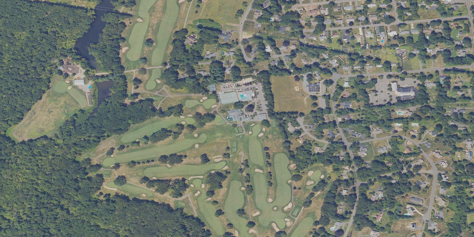 Satellite view of Shuttle Meadow Country Club