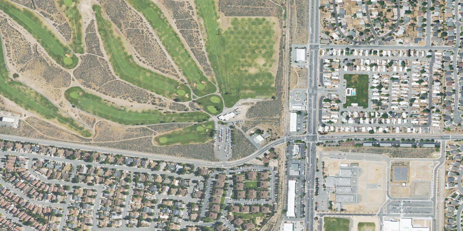 Satellite view of Sierra Sage Golf Course