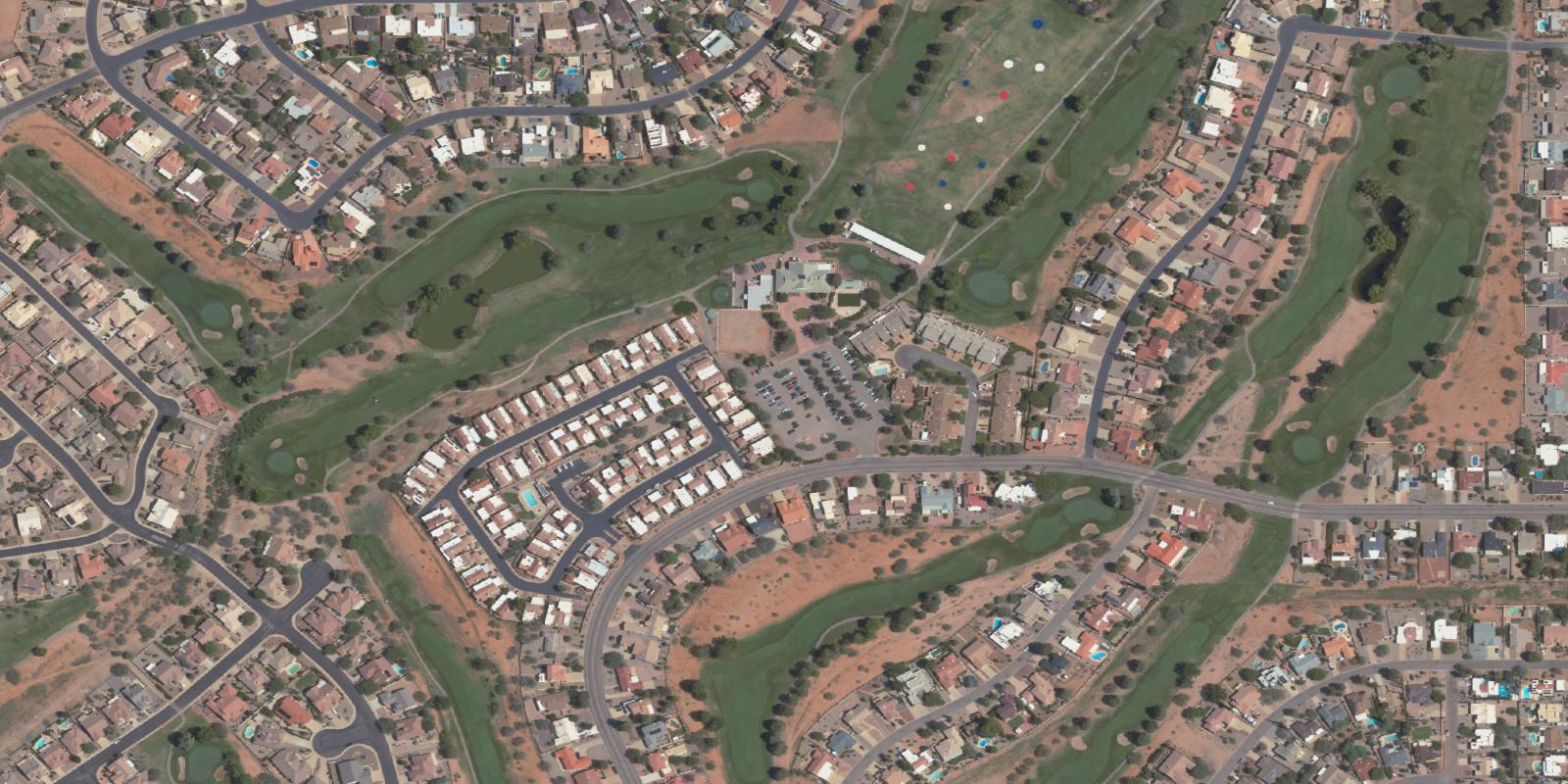Satellite view of Sierra Vista Golf Center At Pueblo Del Sol