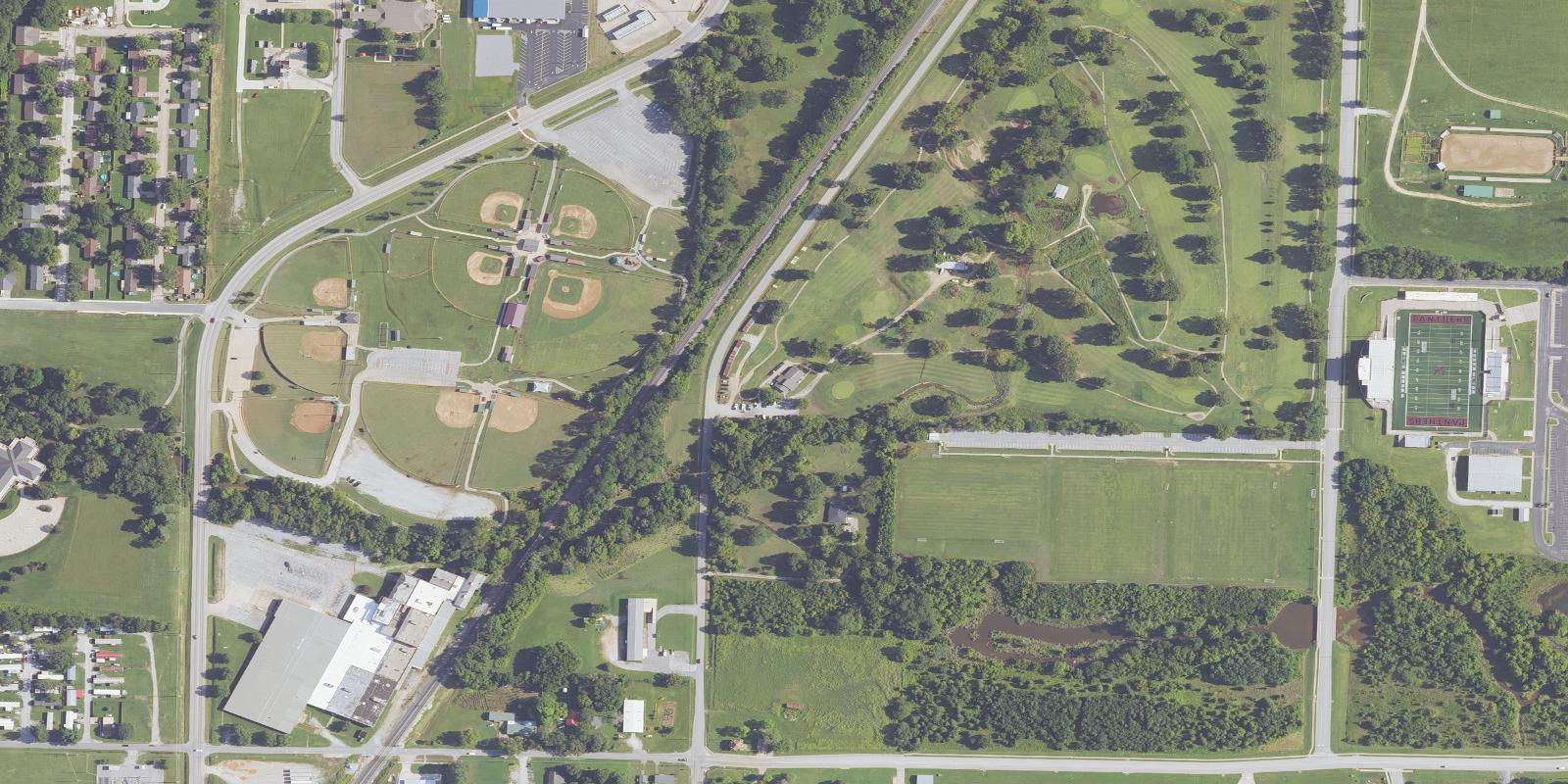Satellite view of Siloam Springs Country Club