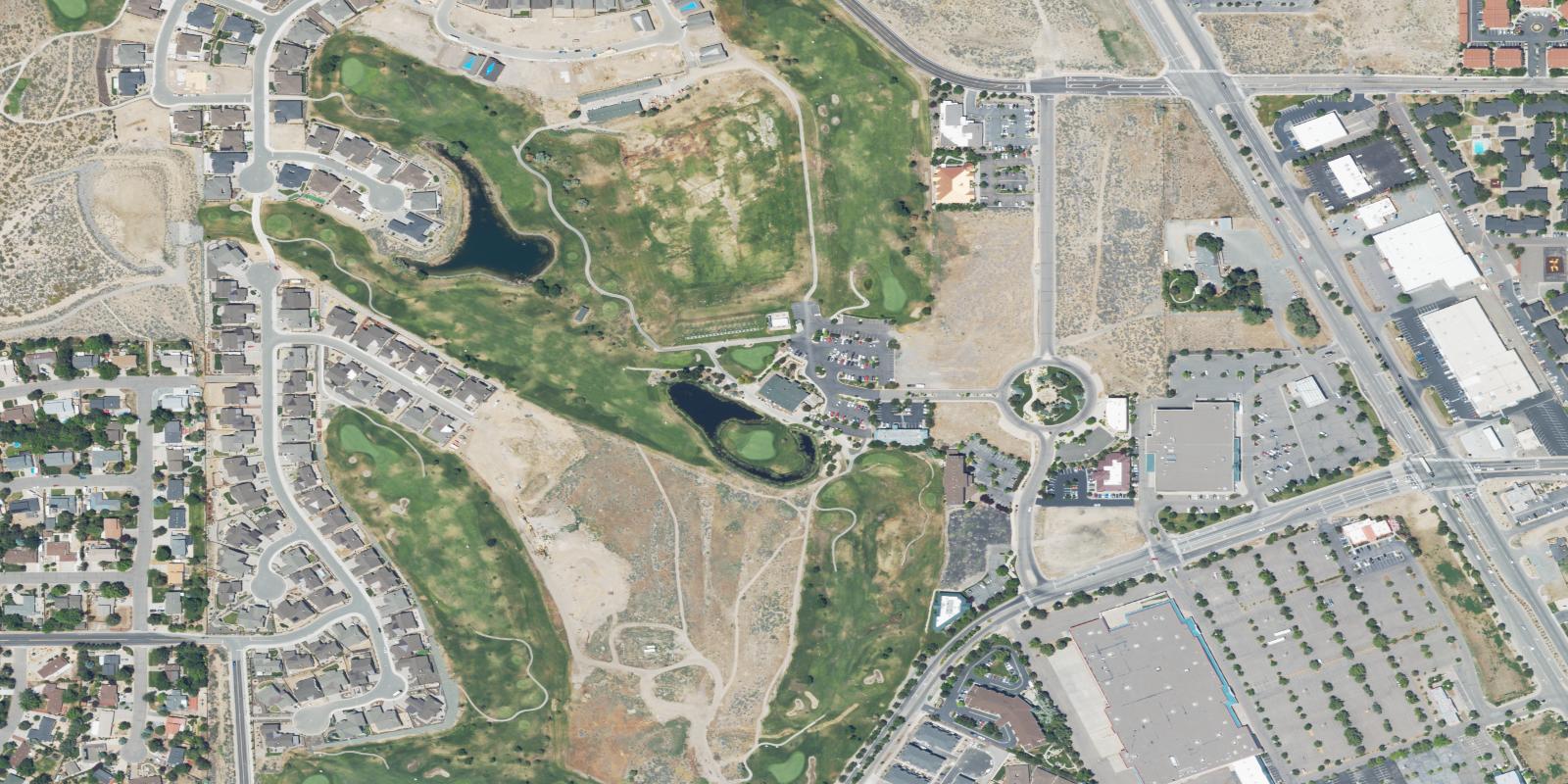 Satellite view of Silver Oak Golf Course