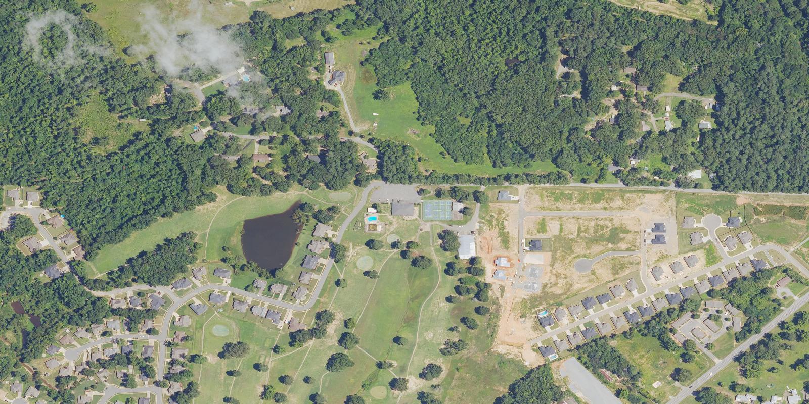 Satellite view of Silver Springs Country Club