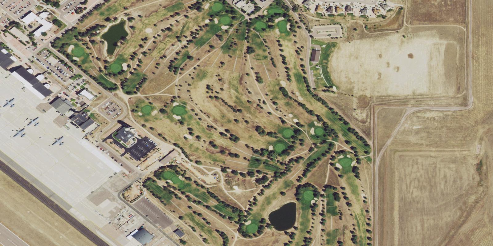 Satellite view of Silver Spruce Golf Course