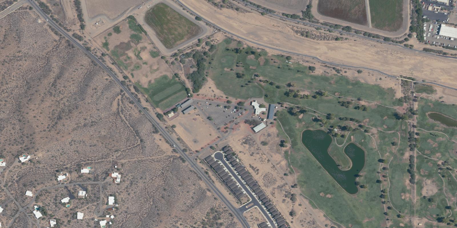 Satellite view of Silverbell Municipal Golf Course