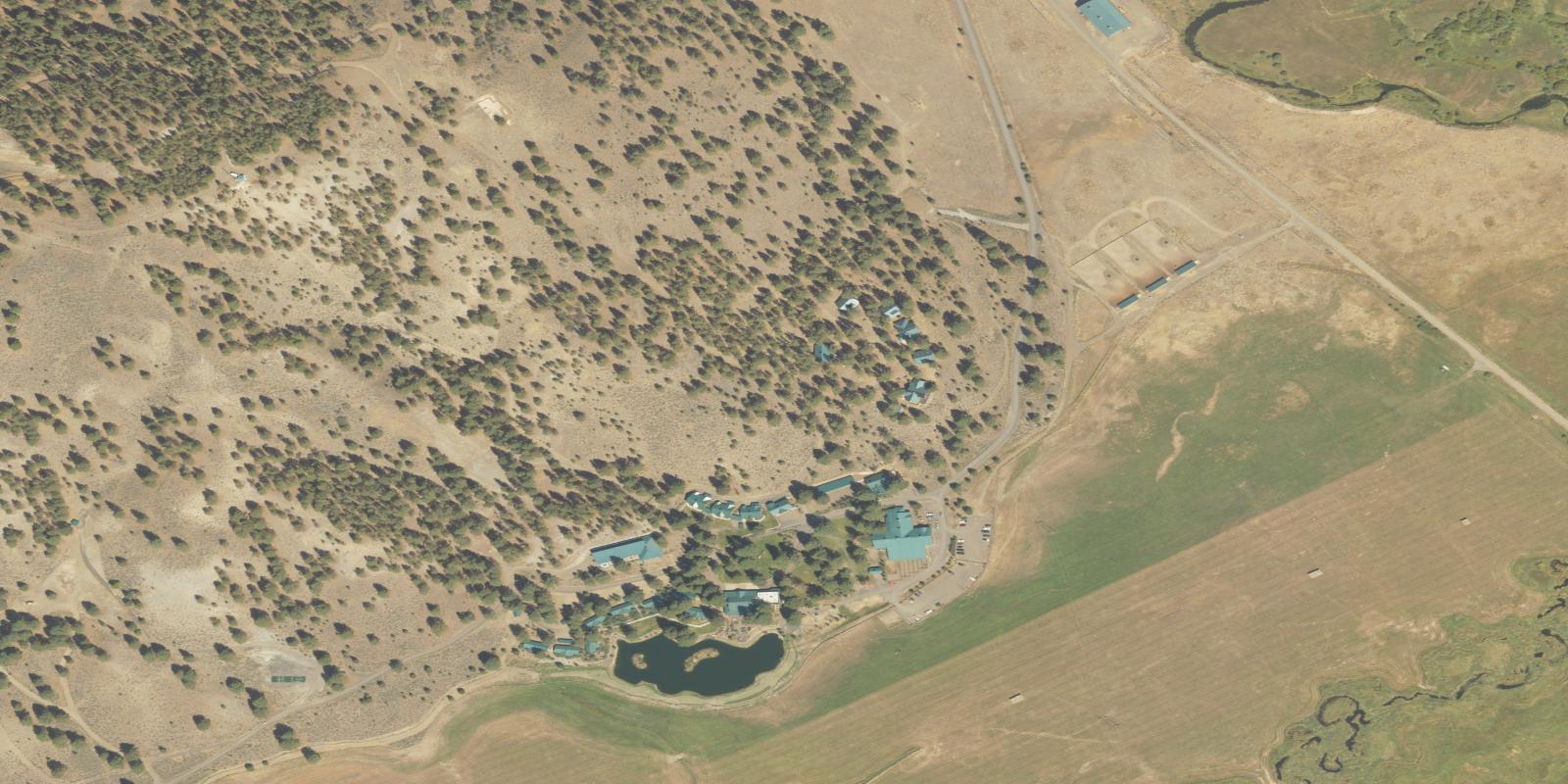 Satellite view of Silvies Valley Ranch - Craddock & Hankins Courses