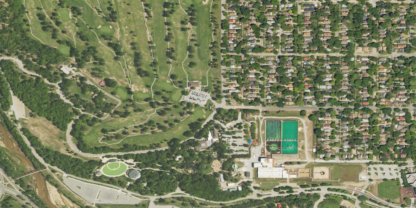 Satellite view of Sim Park Golf Course