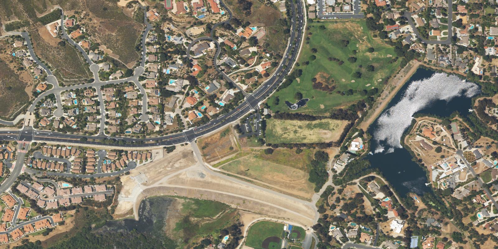 Satellite view of Sinaloa Golf Course