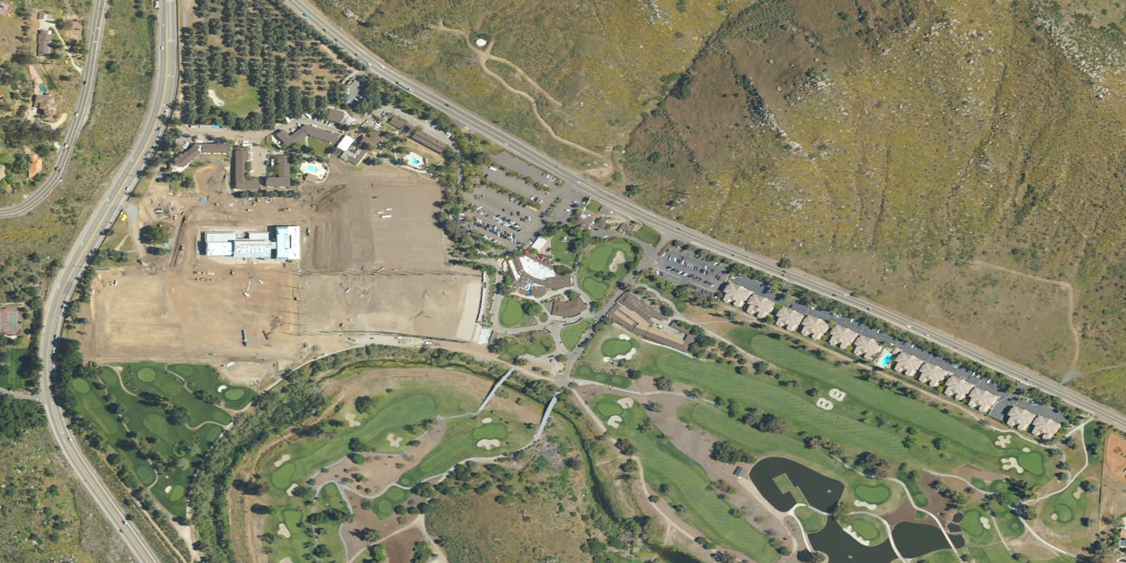 Satellite view of Singing Hills Golf Club - Oak Glen