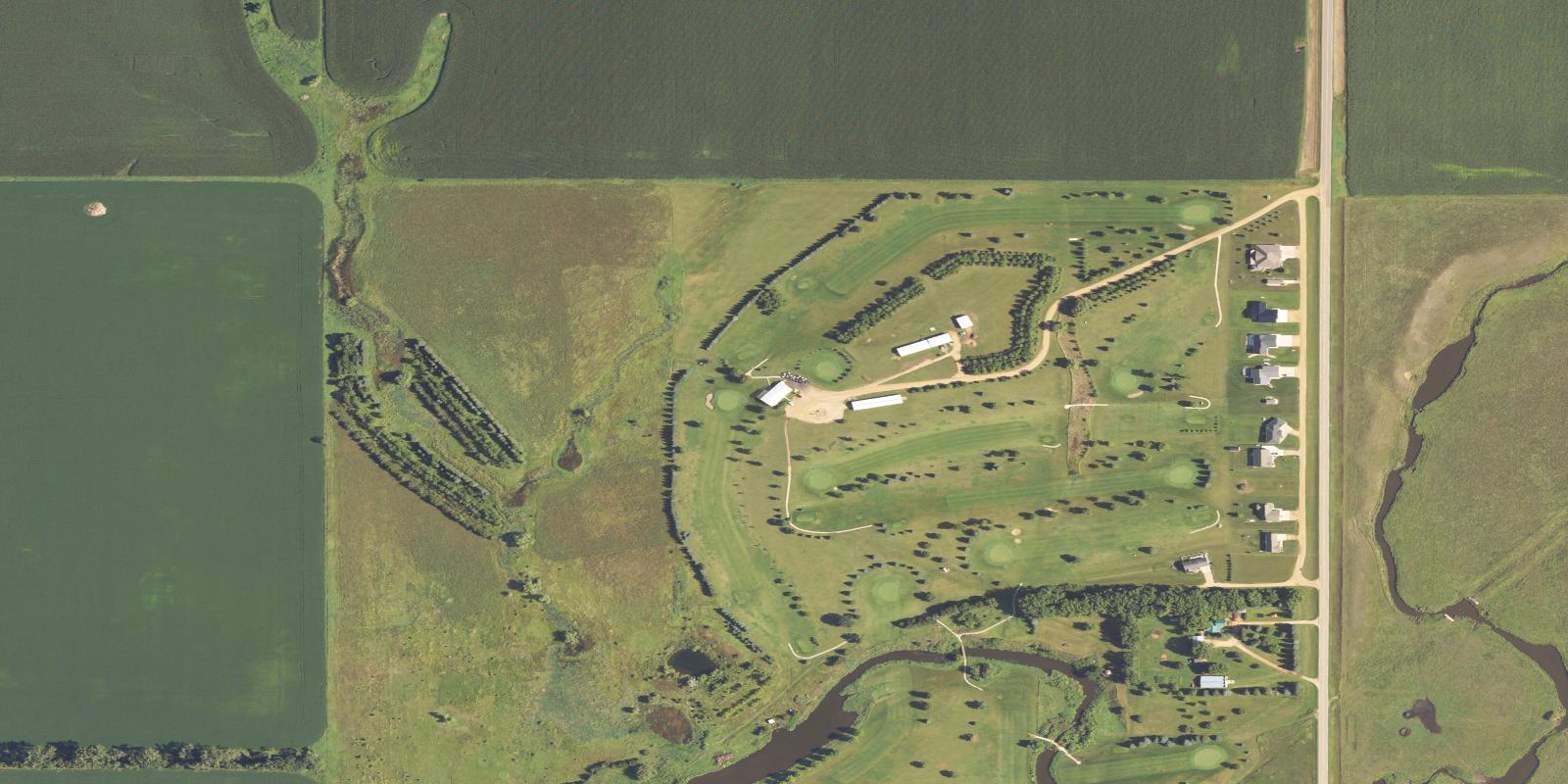 Satellite view of Six Mile Creek Golf Course