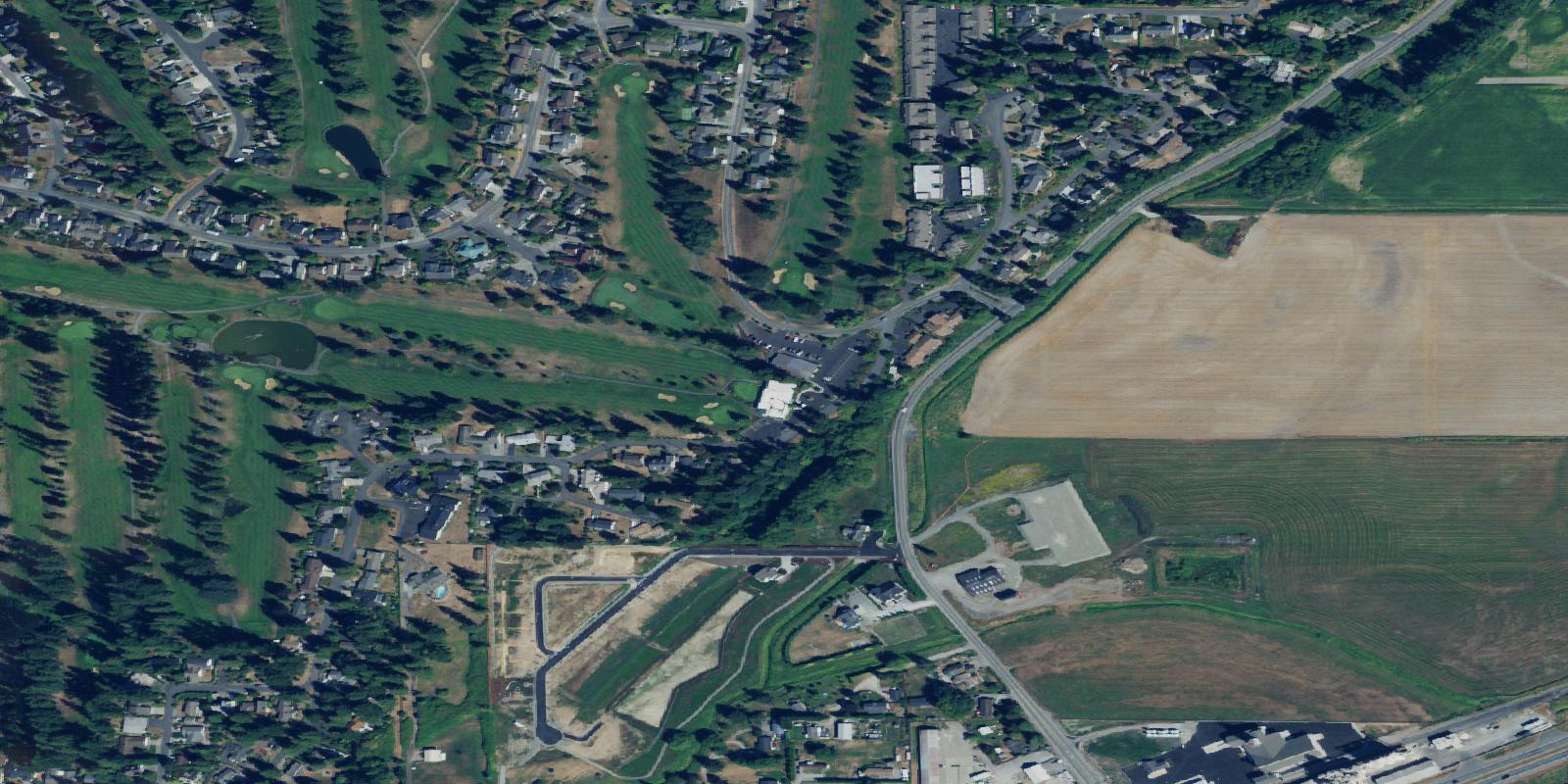 Satellite view of Skagit Golf & Country Club