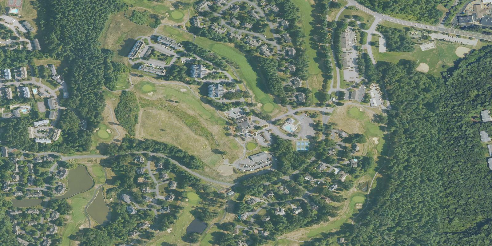 Satellite view of Sky Meadow Country Club