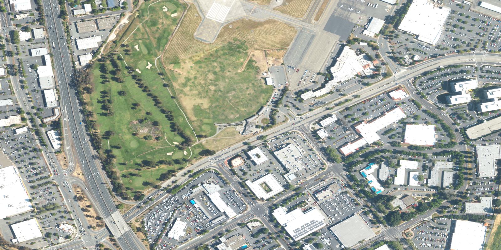 Satellite view of Skylinks at Buchanan Fields