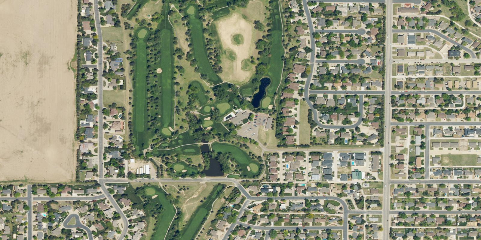 Satellite view of Smoky Hill Country Club