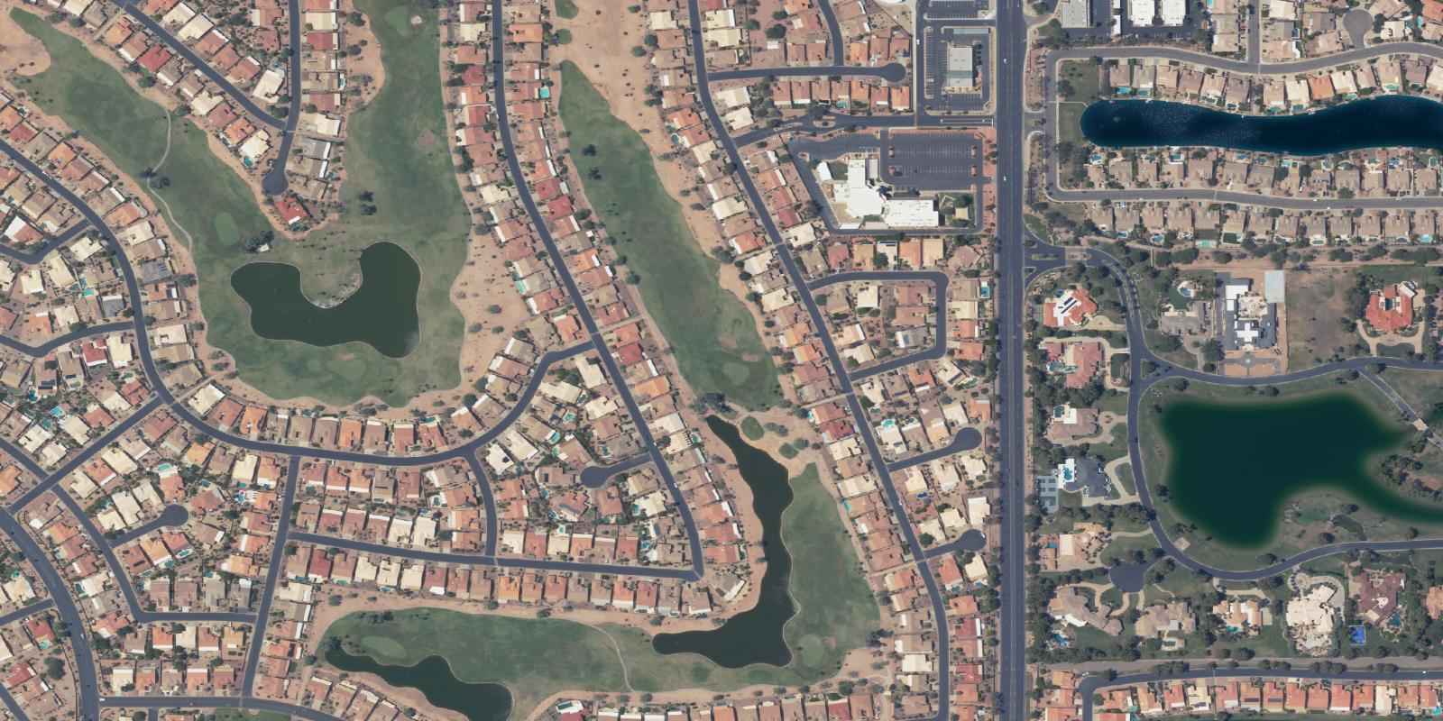 Satellite view of Sonoran Golf Course At Oakwood Country Club