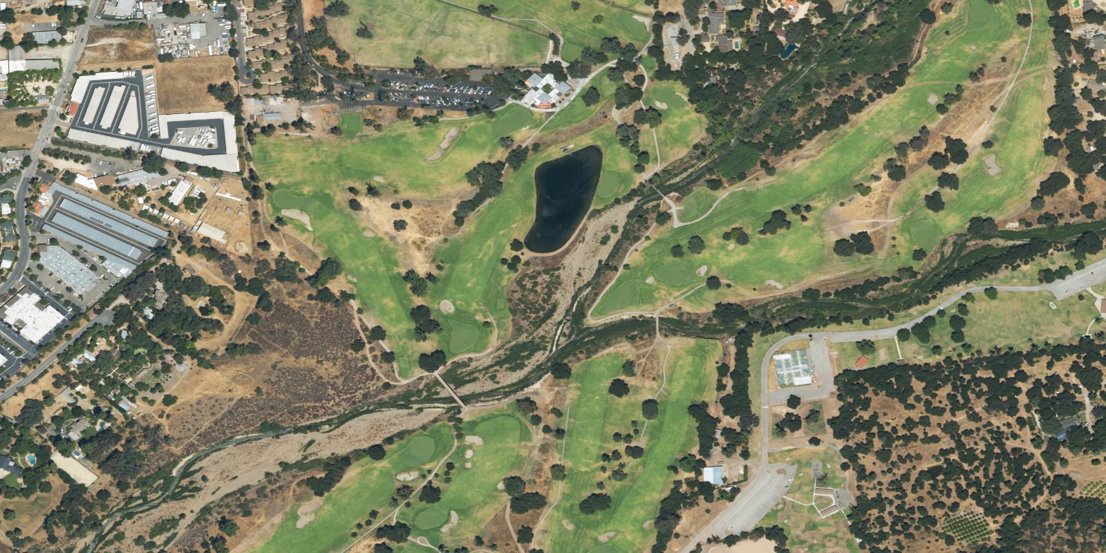 Satellite view of Soule Park
