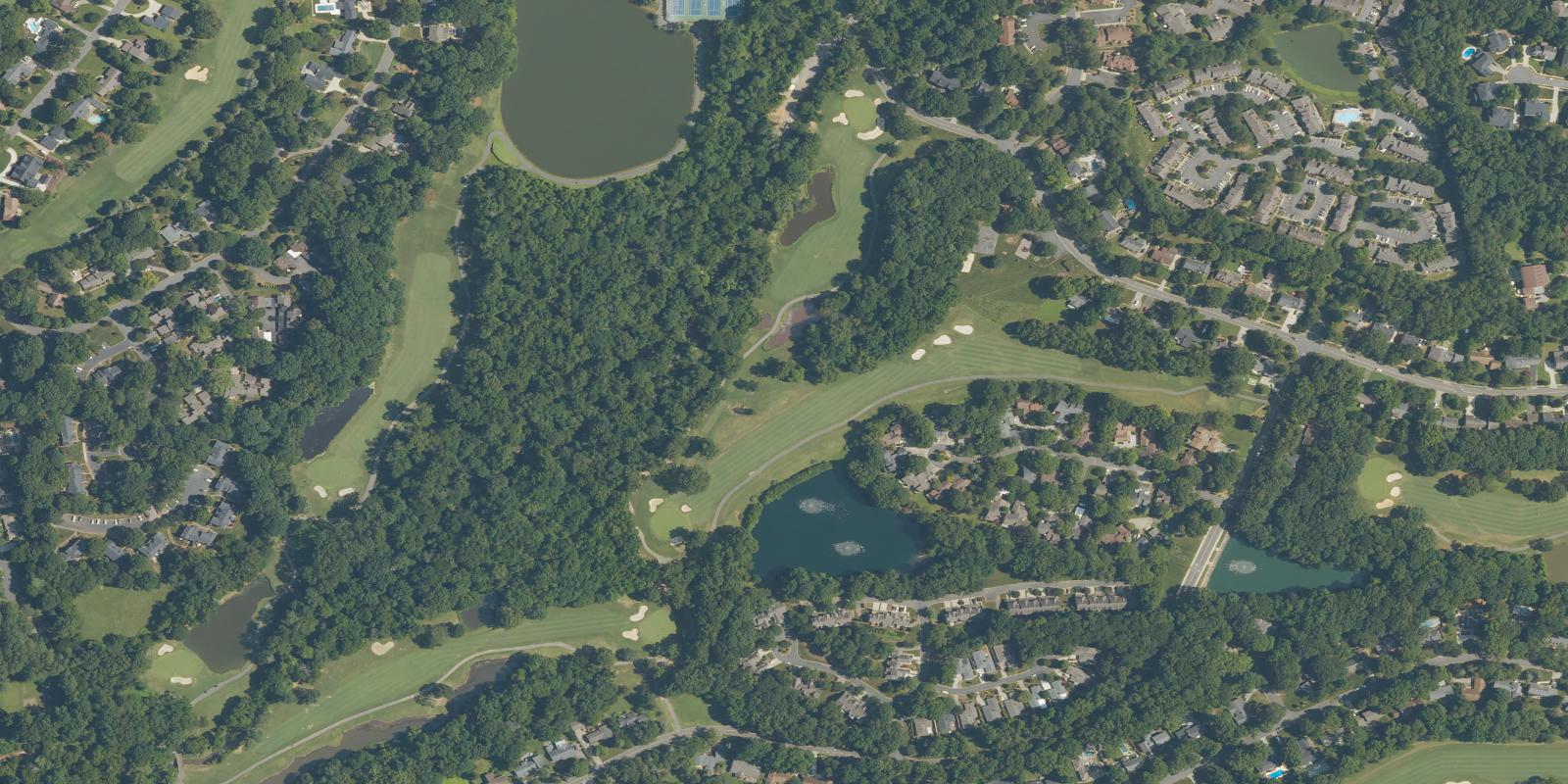 Satellite view of South At Raintree Country Club