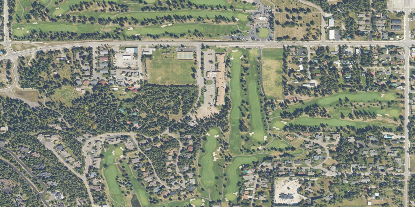 Satellite view of South Course At Whitefish Lake Golf Club