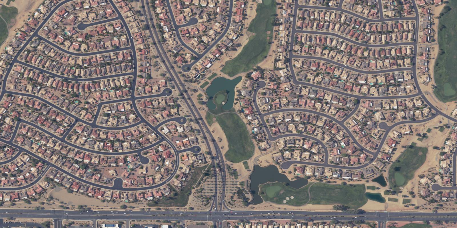 Satellite view of South Golf Course At Granite Falls Golf Club