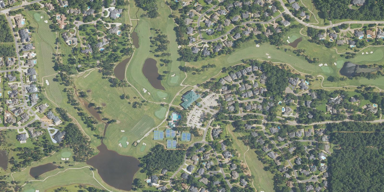 Satellite view of Southern Trace Country Club